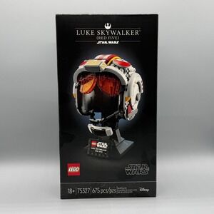 Lego #75327 Luke Skywalker Red Five Helmet Star Wars Retired New Factory Sealed